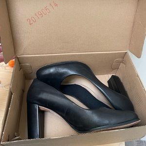 Clark’s Black Leather Heels